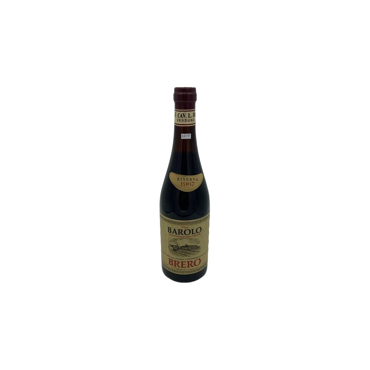 Vintage Bottle - Brero Barolo Riserva DOC  1967 0,72 lt. - COD. 3919