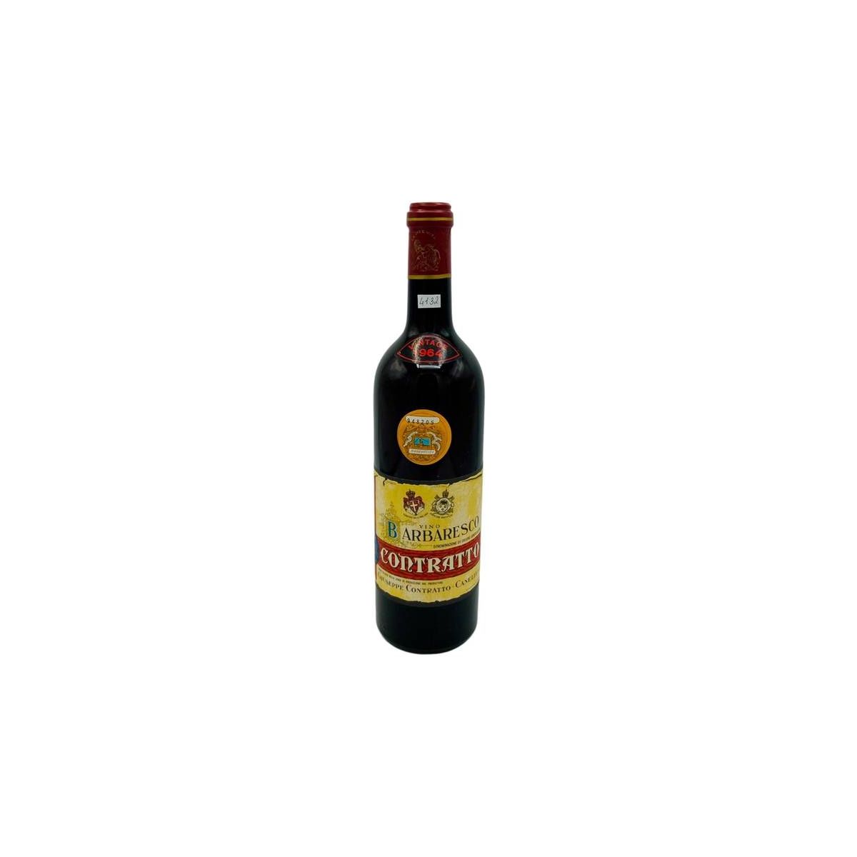 Vintage Bottle - Giuseppe Contratto Barbaresco DOC 1964 0,72 lt. - COD. 4132