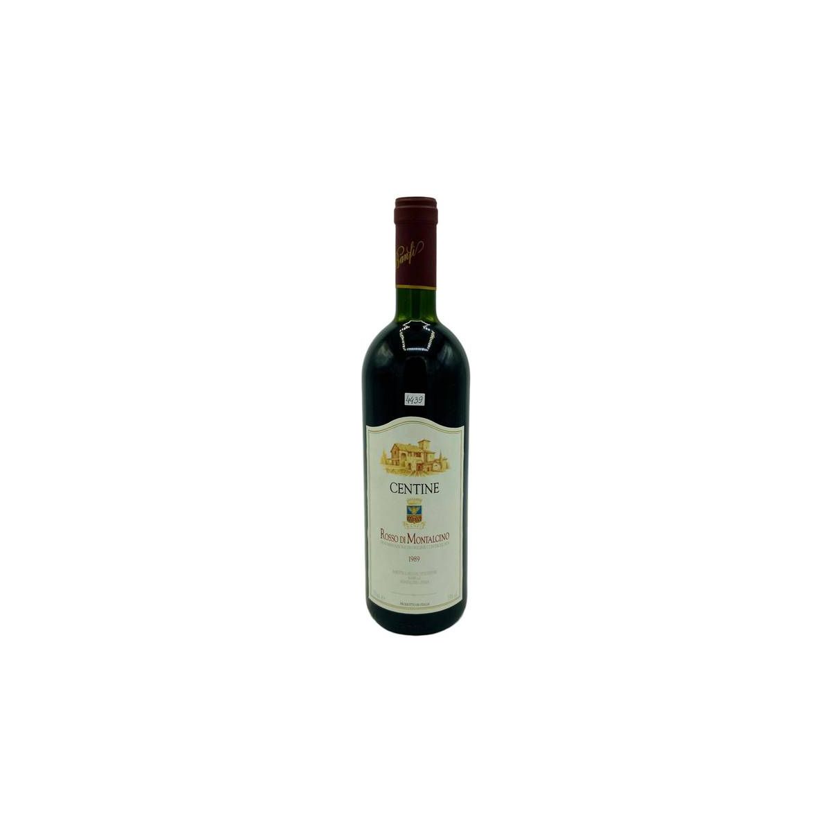 Vintage Bottle - Banfi Rosso di Montalcino DOC Centine 1989 0,75 lt. - COD. 4439