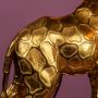 Werner Voss - Lampada da Tavolo Giraffe Lucie Lucie la Giraffa Gold