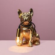 Werner Voss - Lampada da Tavolo Dog Francis Francis il Cane Gold