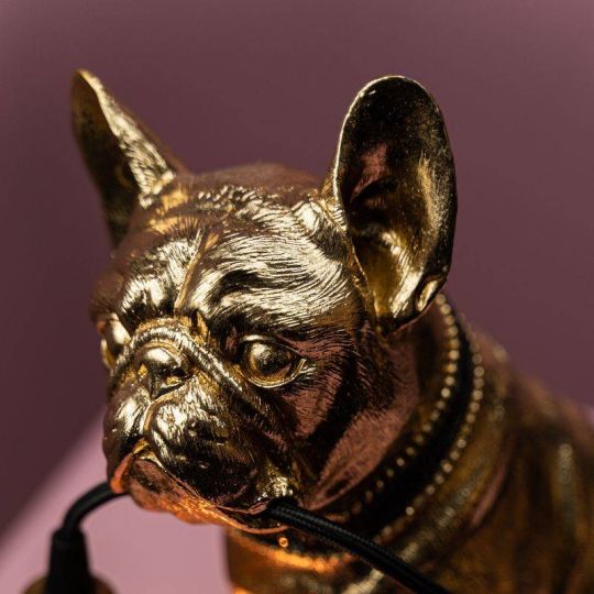 Werner Voss - Lampada da Tavolo Dog Francis Francis il Cane Gold