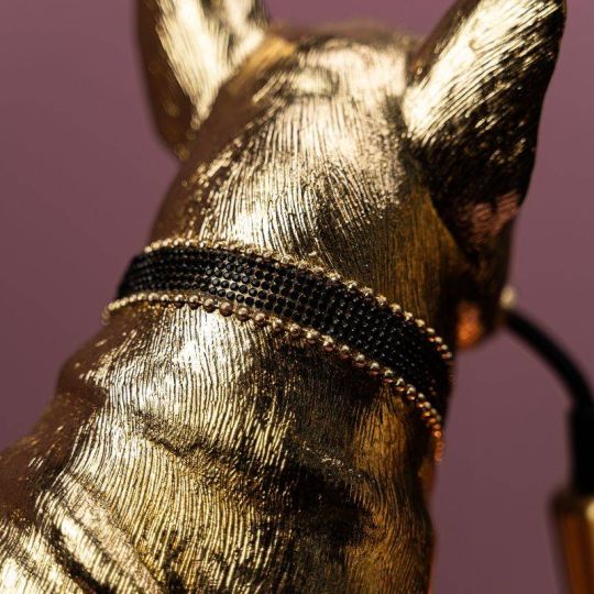 Werner Voss - Lampada da Tavolo Dog Francis Francis il Cane Gold