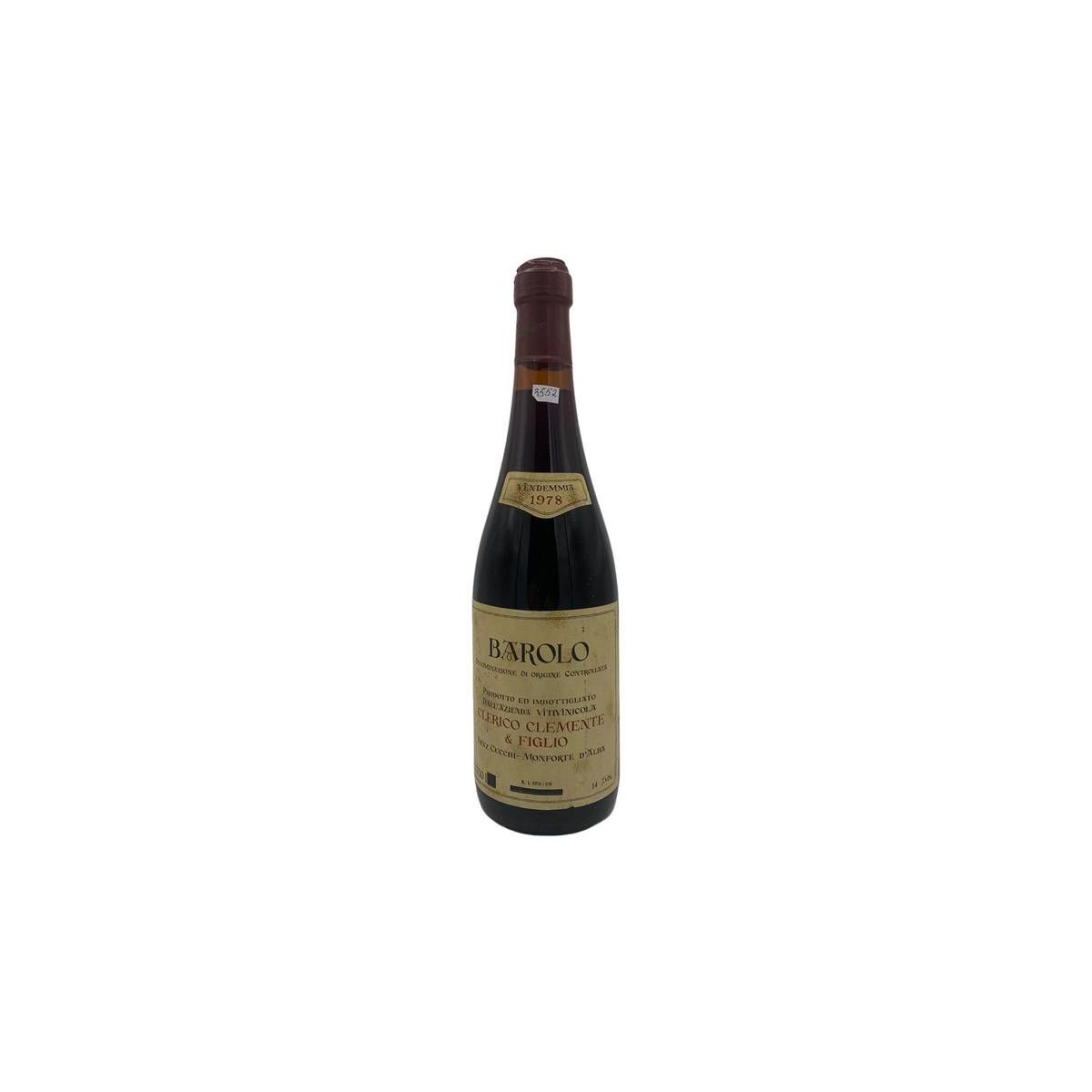 Vintage Bottle - Domenico Clerico / Clerico Clemente & Figlio Barolo DOC 1978 0,75 lt. - COD. 3552
