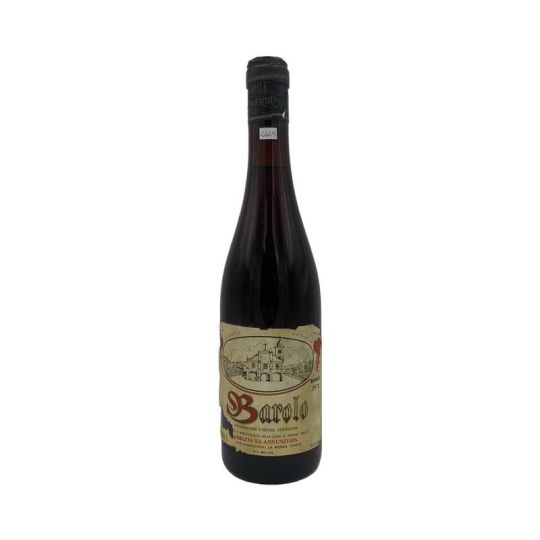 Vintage Bottle - Abbazia S.S. Annunziata Barolo DOC 1974 0,72 lt. RUINED LABEL - COD. 4645