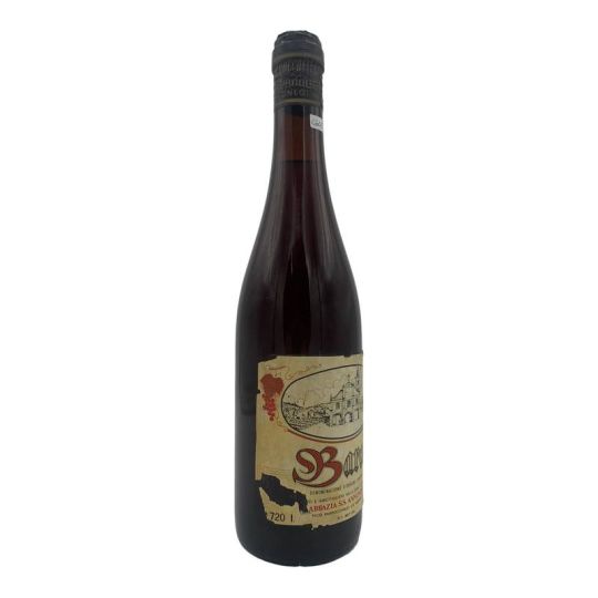 Vintage Bottle - Abbazia S.S. Annunziata Barolo DOC 1974 0,72 lt. RUINED LABEL - COD. 4645