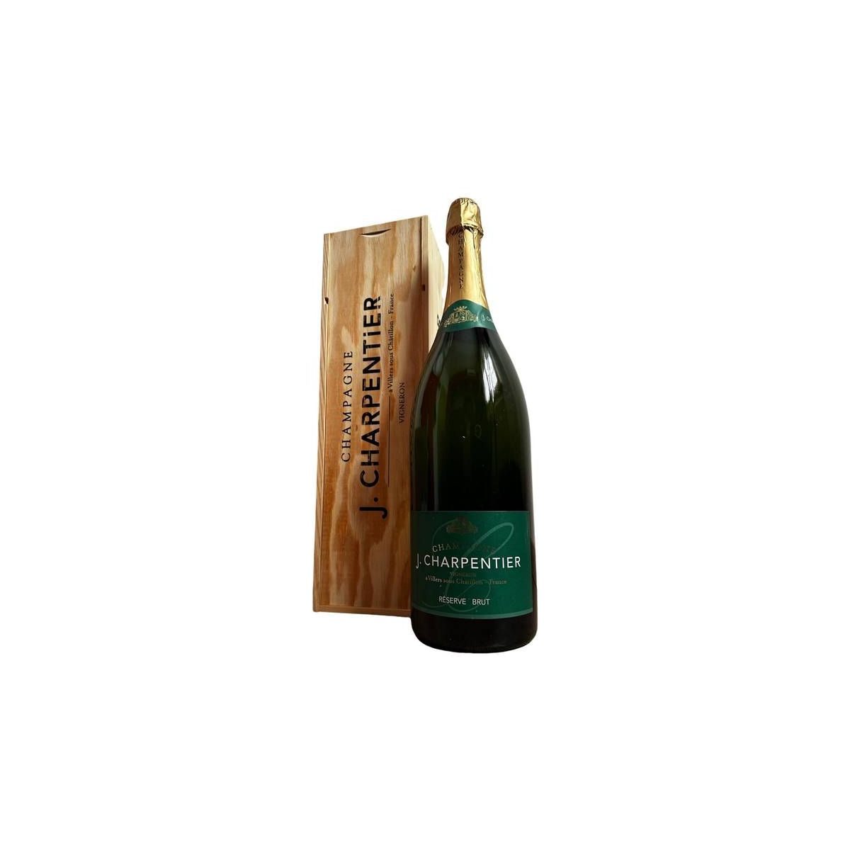 J. Charpentier - Champagne AOC Reserve Brut 3 lt. JEROBOAM + Box Legno