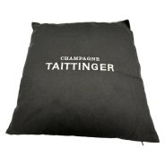 Cuscino Champagne Taittinger Nero