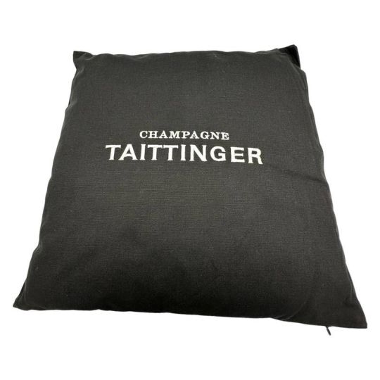 Cuscino Champagne Taittinger Nero