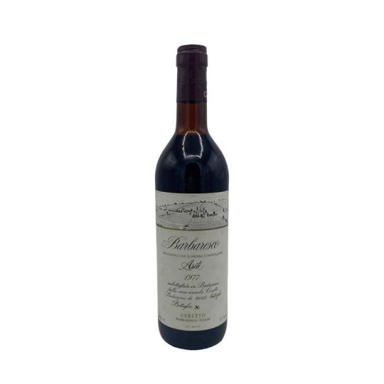 Vintage Bottle - Ceretto Barbaresco DOC Asili 1977 0,75 lt. - COD. 4898 / 4914