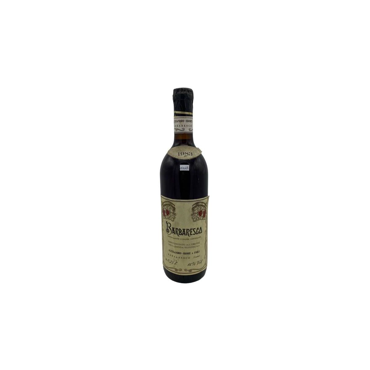 Vintage Bottle - Alessandro Odore Barbaresco DOC 1983 0,75 lt. - COD. 10023