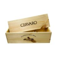 Cassetta Legno VUOTA Marchesi Antinori Cervaro della Sala da 1 bottiglia magnum