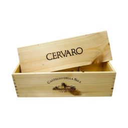 Cassetta Legno VUOTA Marchesi Antinori Cervaro della Sala da 1 bottiglia magnum