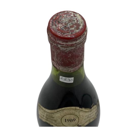 Vintage Bottle - Charles Bernard Beaujolais 1969 0,72 lt. RUINED LABEL - COD. 10230