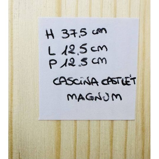 Cassetta Legno VUOTA Cascina Castle't da 1 bottiglia MAGNUM (2° versione)