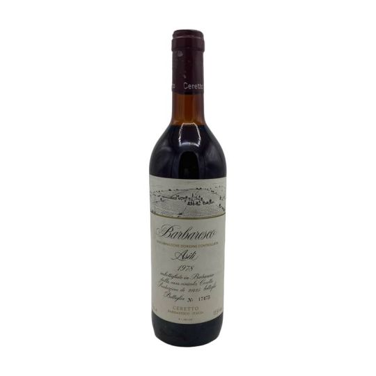 Vintage Bottle - Ceretto Barbaresco DOC Asili 1978 0,75 lt. - COD. 10327 / 10336