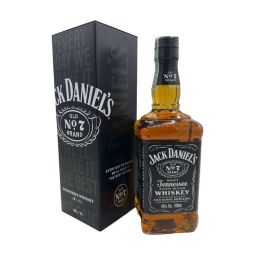 Jack Daniel's - Tennessee Sour Mash Whiskey 0,70 lt. + Box Metallo Nero 2024