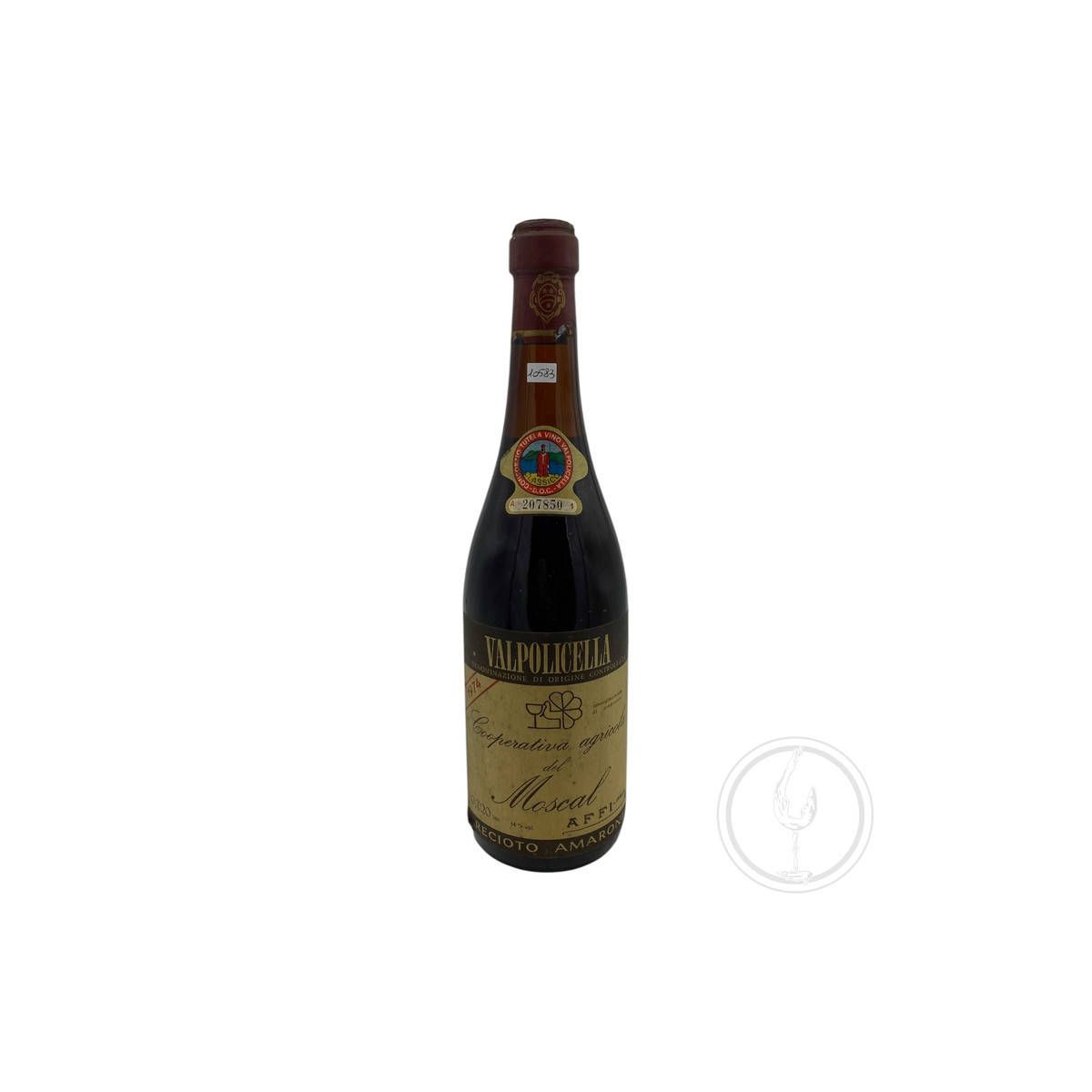 Vintage Bottle - Cooperativa Agricola del Moscal Recioto Amarone DOC 1974 0,72 lt. - COD. 10583