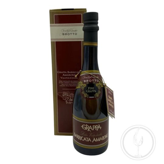 Giuseppe Romano Brotto - Grappa Barricata di Amarone della Valpolicella 0,50 lt. + Box