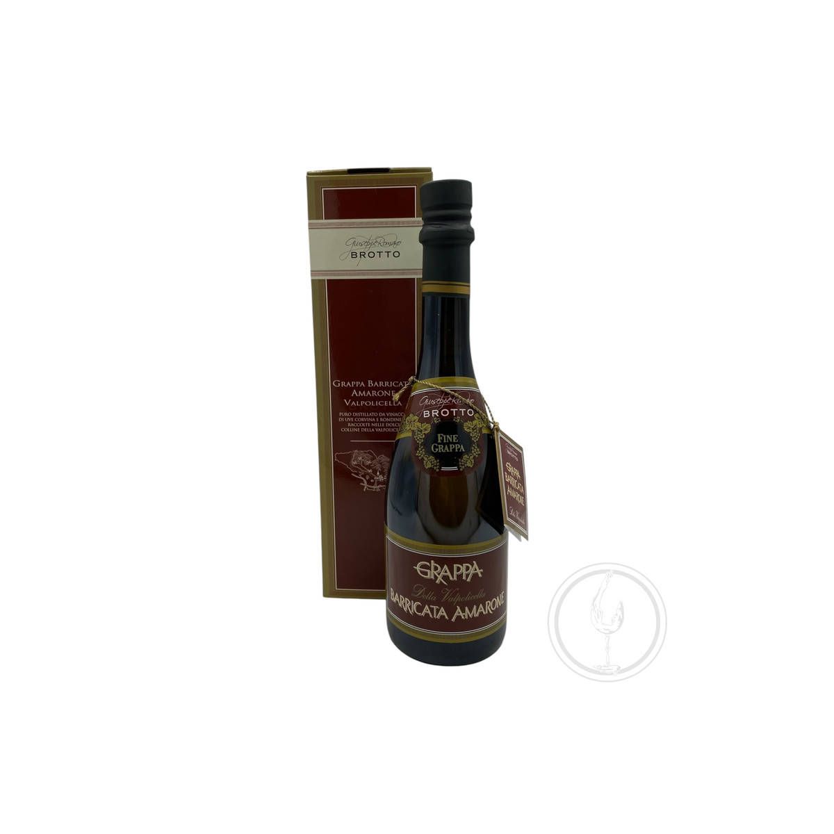 Giuseppe Romano Brotto - Grappa Barricata di Amarone della Valpolicella 0,50 lt. + Box
