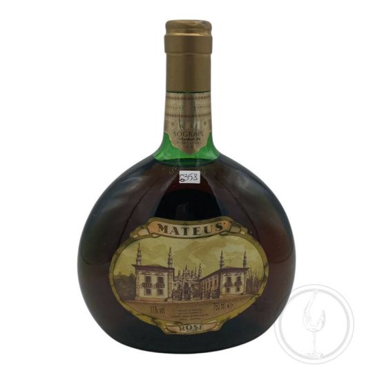 Vintage Bottle - Sogrape Vinhos de Portugal Rosè Wine Mateus 0,75 lt. - COD. 6358