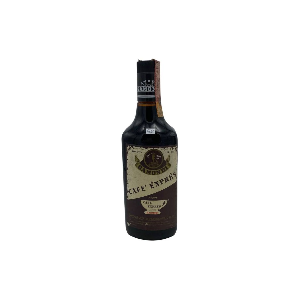 Vintage Bottle - Gamondi Liquore Cafè Expres 0,75 lt. - COD. 6630