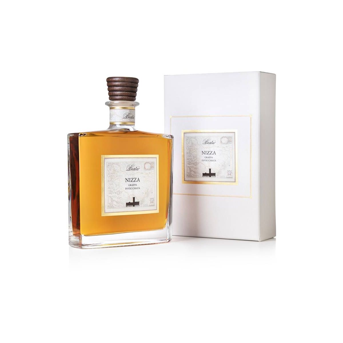 Berta - Grappa Invecchiata Nizza 0,70 lt. + Box
