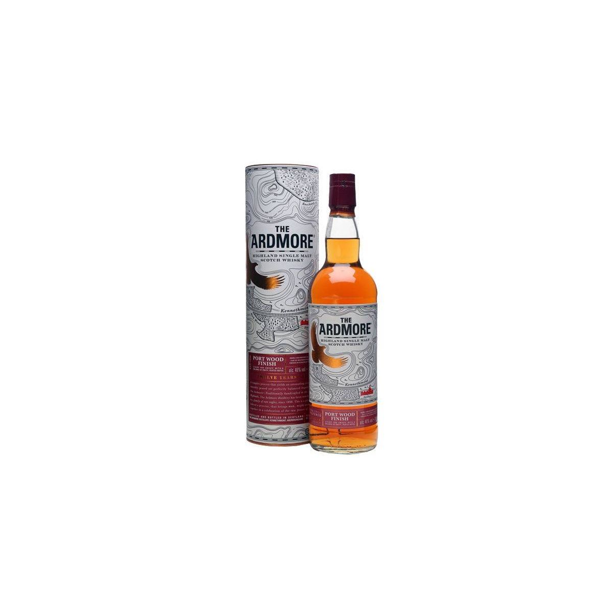 The Ardmore Distillery - Highland Single Malt Scotch Whisky 12 y Port Wood Finish 46° + Box 0,70 lt.