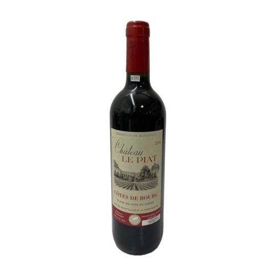 Vintage Bottle - Chateau Le Piat Grand Vin De Bordeaux Cotes De Bourg 2006 0,75 lt. - COD. 1388