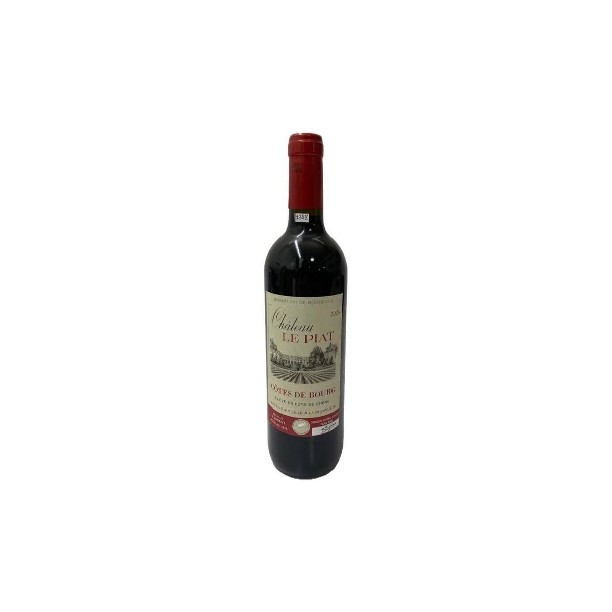 Vintage Bottle - Chateau Le Piat Grand Vin De Bordeaux Cotes De Bourg 2006 0,75 lt. - COD. 1388