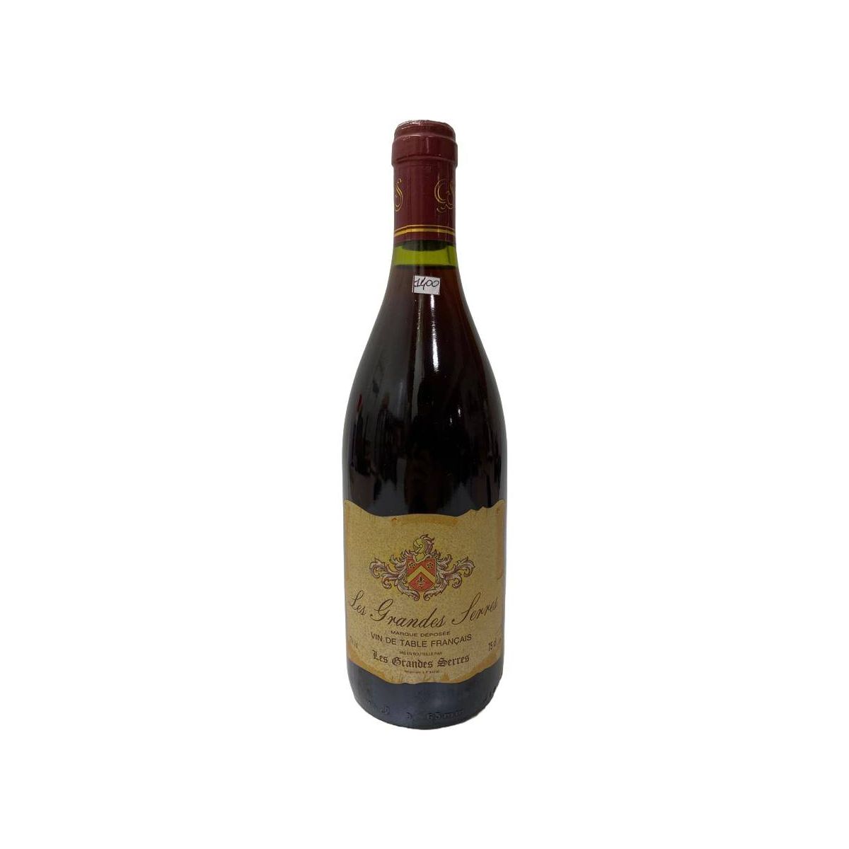 Vintage Bottle - Les Grandes Serres Marque Déposé Vin De Table Français 0,75 lt. - COD. 1400