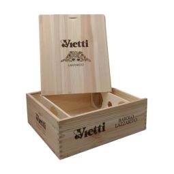 Cassetta Legno VUOTA Vietti Barolo Lazzarito da 3 bottiglie