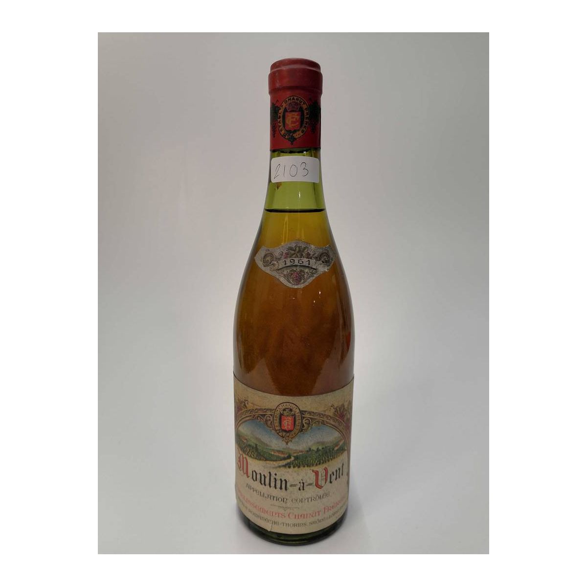 Vintage Bottle - Chanut Freres Moulin-a-Vent 1961 0,75 lt. - COD. 2103
