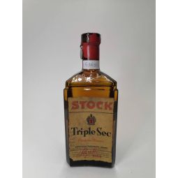 Vintage Bottle - Stock Triple Sec Curacao Bianco 0,70 lt. SIGILLO MONARCHIA/REGNO - COD. 5345