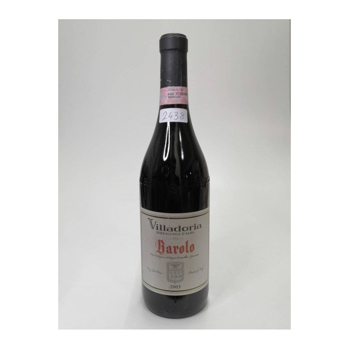 Vintage Bottle - Villadoria Barolo DOCG 2003 0,75 lt. - COD. 2438