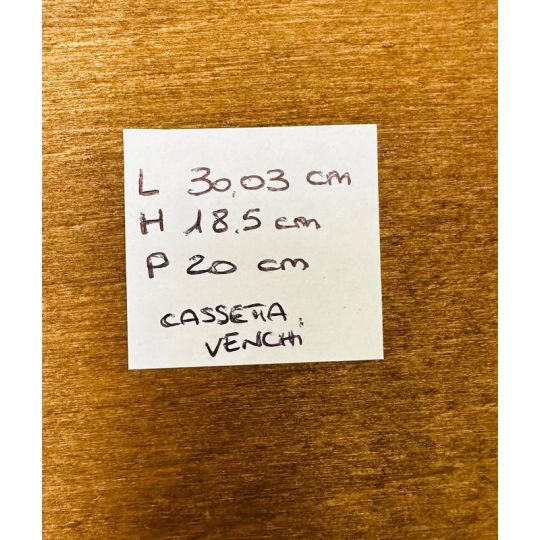 Cassetta Legno VUOTA Venchi porta Sigari di Cioccolato