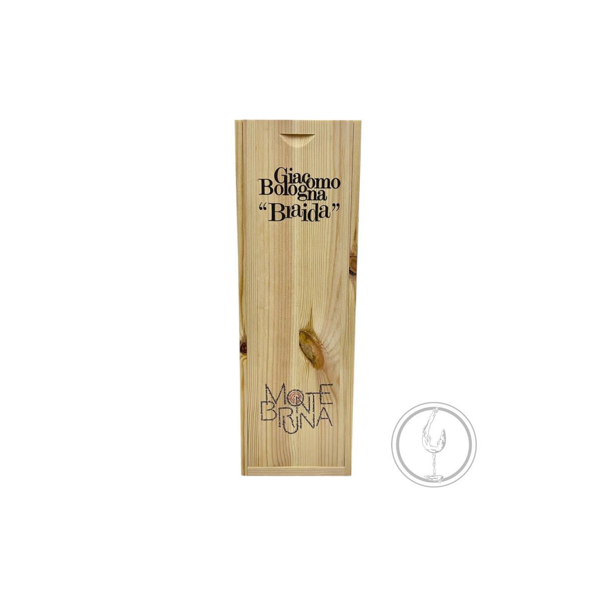 Cassetta Legno VUOTA Braida Barbera Montebruna da 1 bottiglia MAGNUM