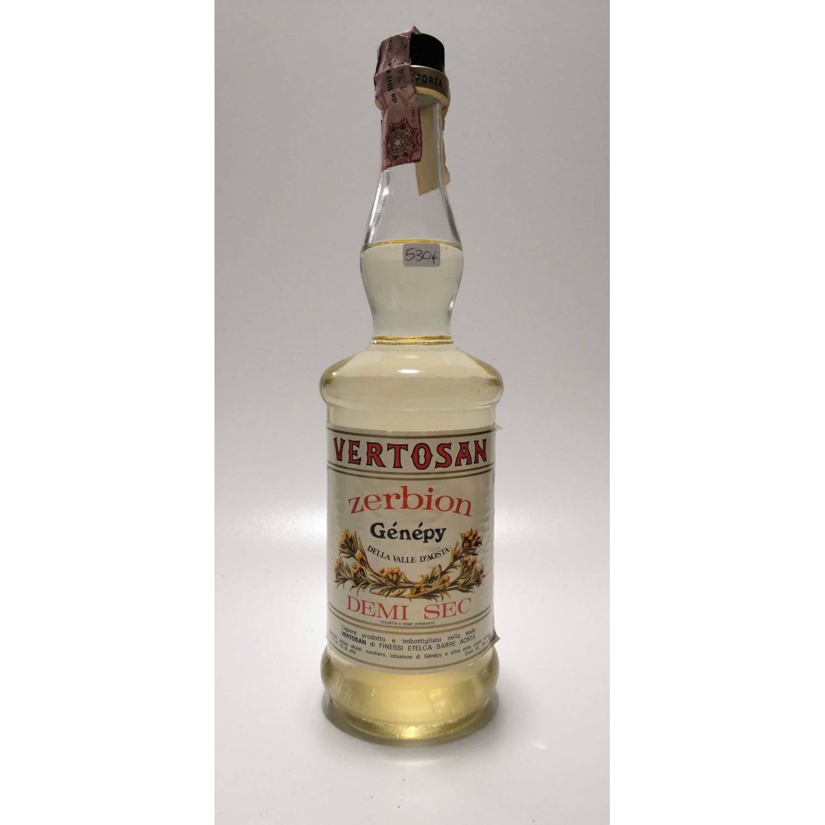 Vintage Bottle - Genepy Zerbion Vertosan 0,75 lt. - COD. 5304