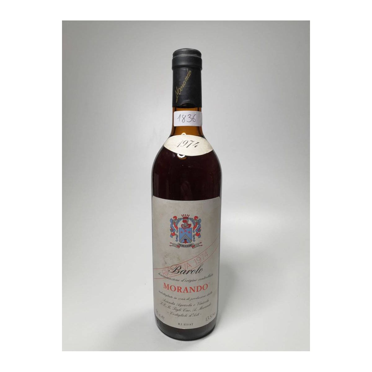 Vintage Bottle - Morando Barolo Riserva DOC 1974 0,75 lt. - COD. 1836