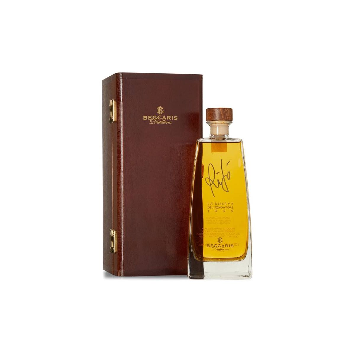 Beccaris - Linea Novecento Grappa di Moscato Rifò 2001 0,70 lt. + Box Legno