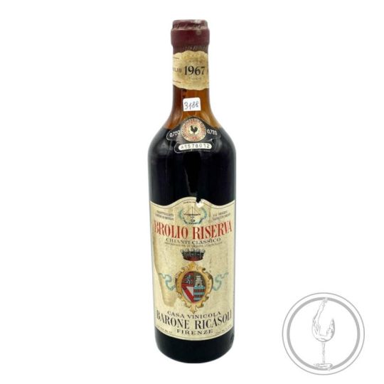 Vintage Bottle - Barone Ricasoli Chianti Classico Brolio Riserva DOC 1967 0,72 lt. - COD. 3188