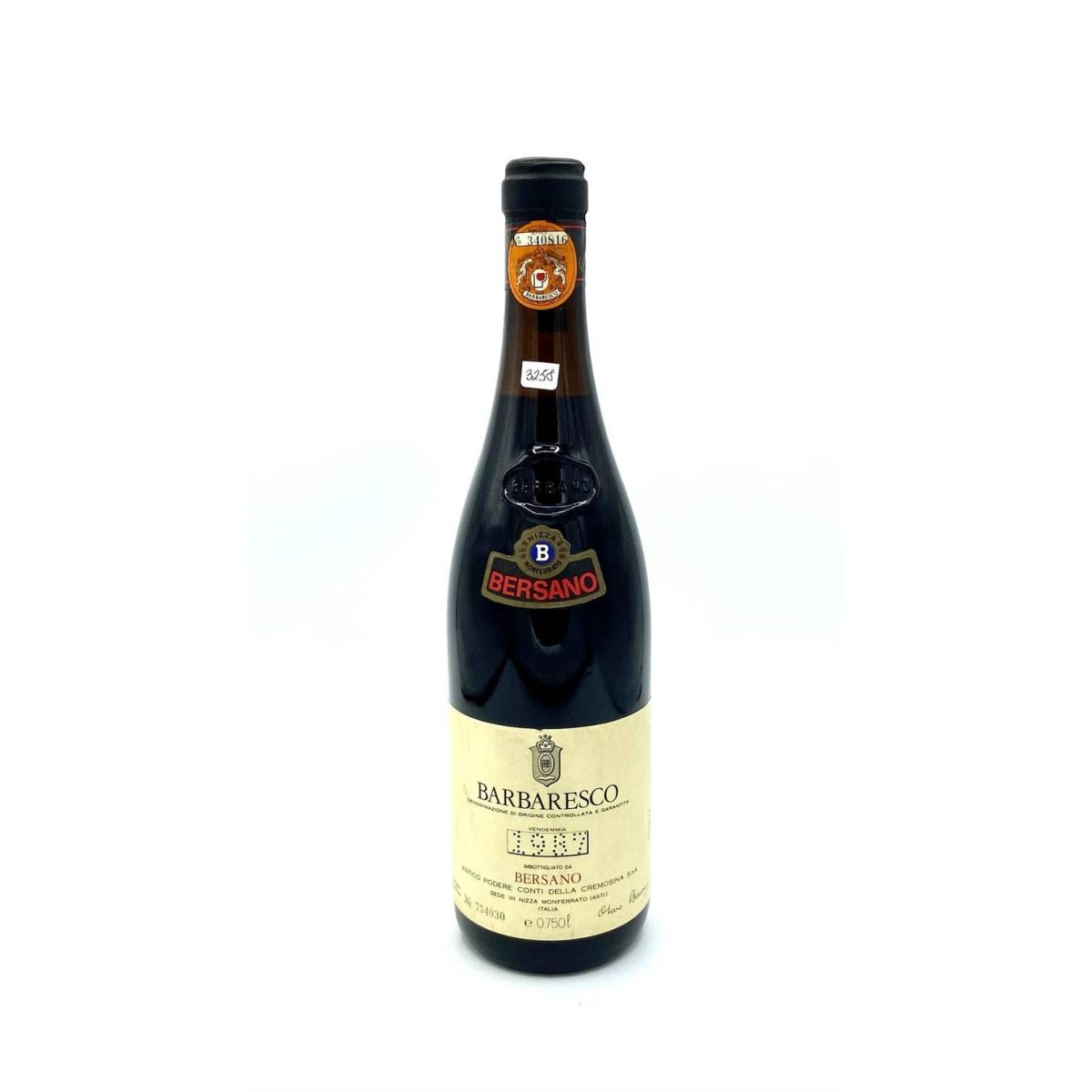 Vintage Bottle - Bersano Barbaresco DOCG 1987 0,75 lt. - COD. 3258