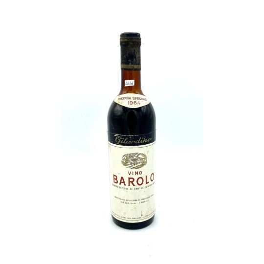 Vintage Bottle - Gilardino Barolo Riserva Speciale DOC 1964 0,72 lt. - COD. 3238