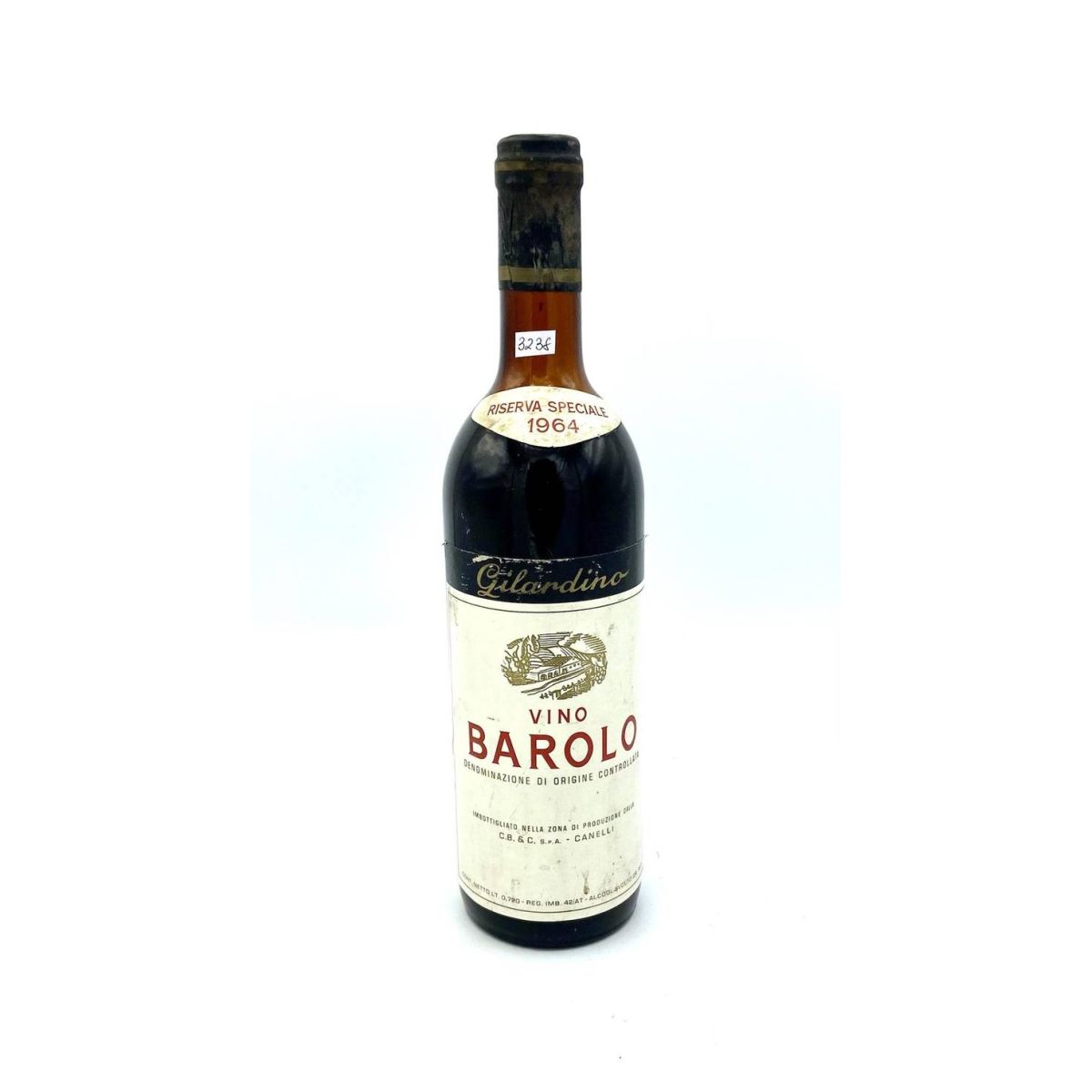 Vintage Bottle - Gilardino Barolo Riserva Speciale DOC 1964 0,72 lt. - COD. 3238