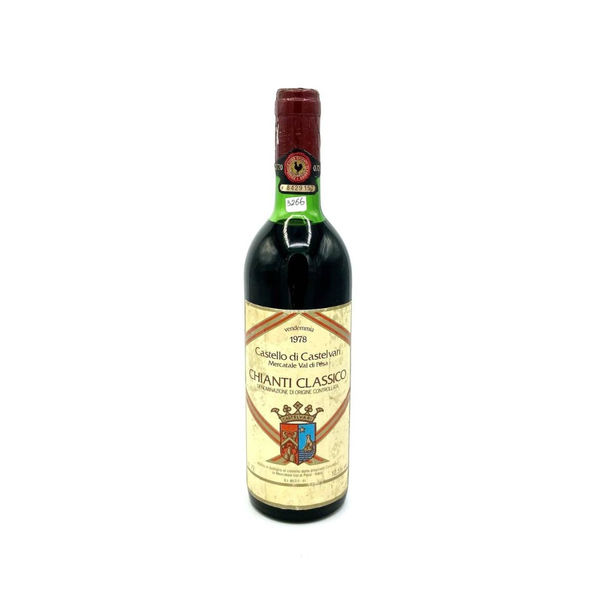 Vintage Bottle - Castello di Castelvari Chianti Classico DOC 1978 0,72 lt. - COD. 3266