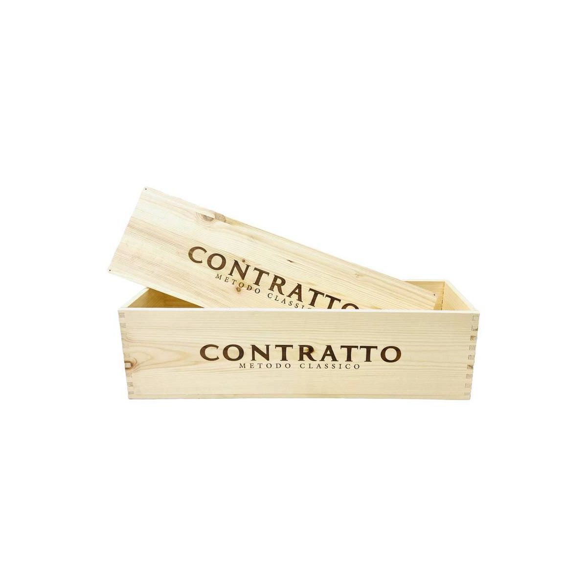 Cassetta Legno VUOTA Contratto Metodo Classico da 1 bottiglia JEROBOAM