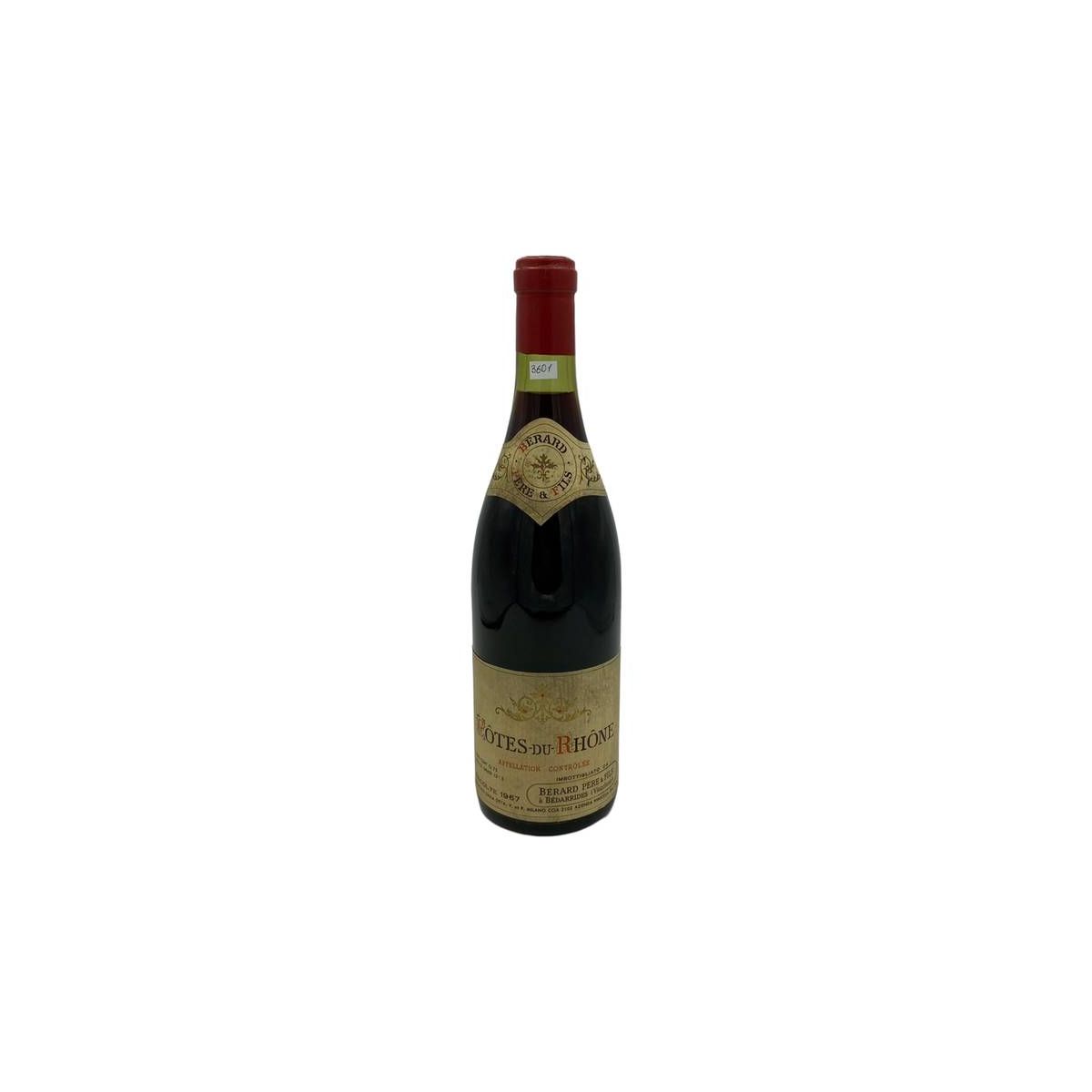 Vintage Bottle - Berard Pere & Fils Cotes du Rhone 1967 0,75 lt. - COD. 3601