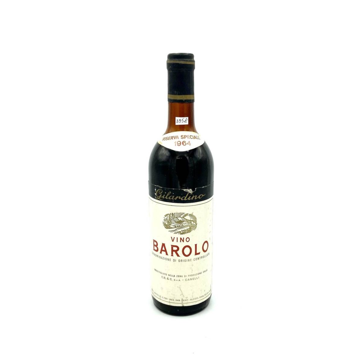 Vintage Bottle - Gilardino Barolo Riserva Speciale DOC 1964 0,72 lt. - COD. 3358