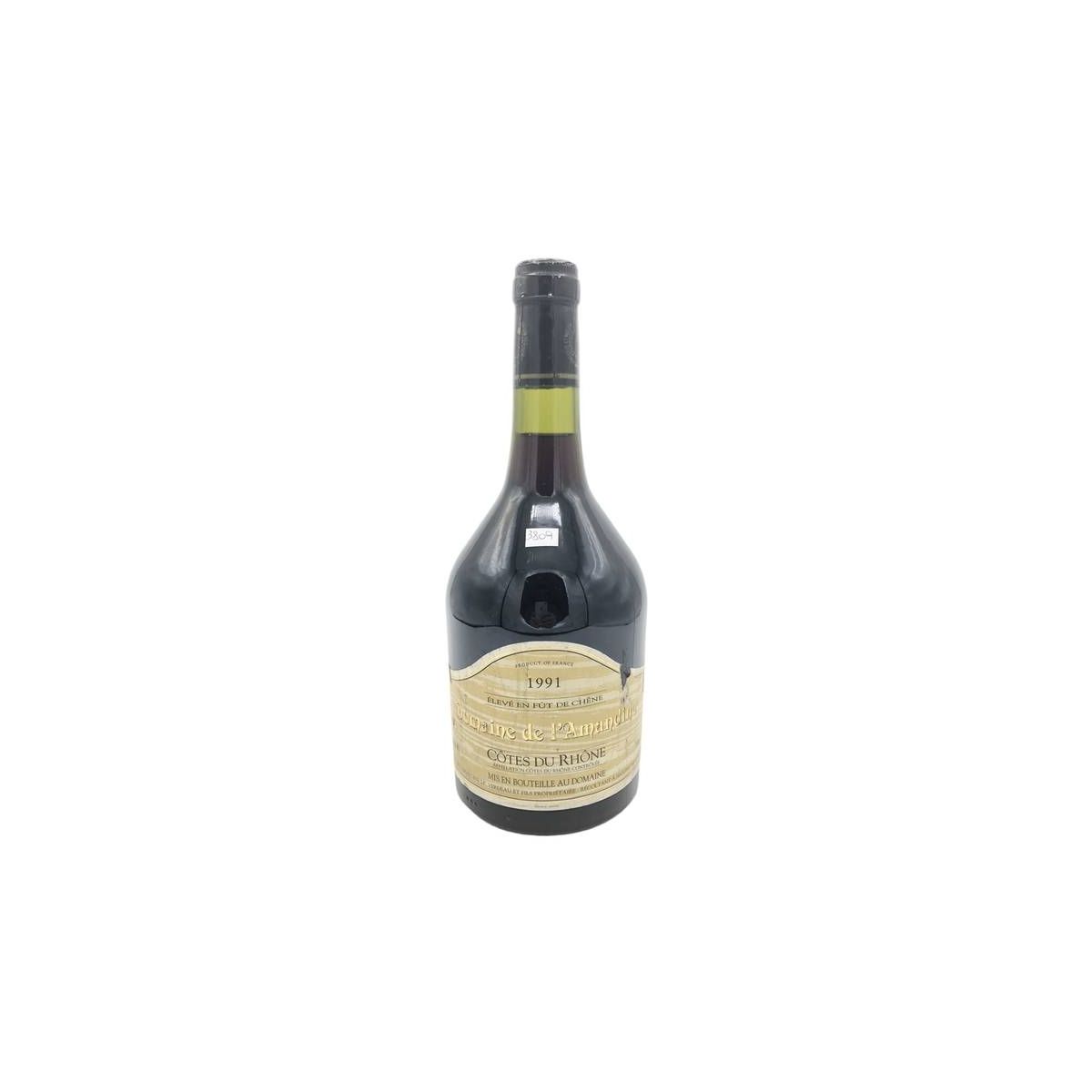 Vintage Bottle - Domaine de l'Amandine Cotes Du Rhone 1991 0,75 lt. - COD. 3809