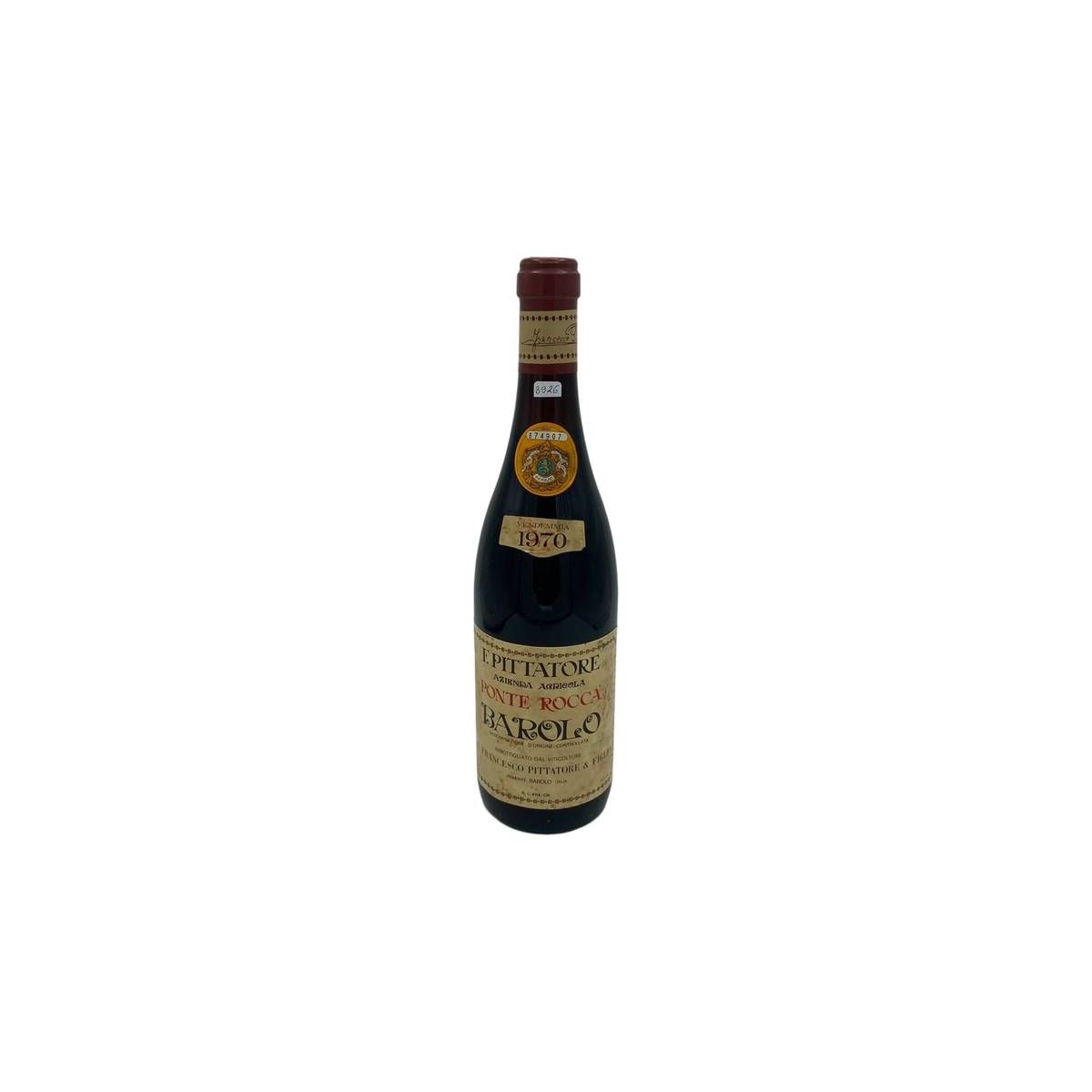 Vintage Bottle - F. Pittatore Barolo DOC Ponte Rocca 1970 0,75 lt. - COD. 3926